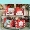 Charming Red Christmas Mailbox Decorative Metal Gift Box For Festive Candy Storage
