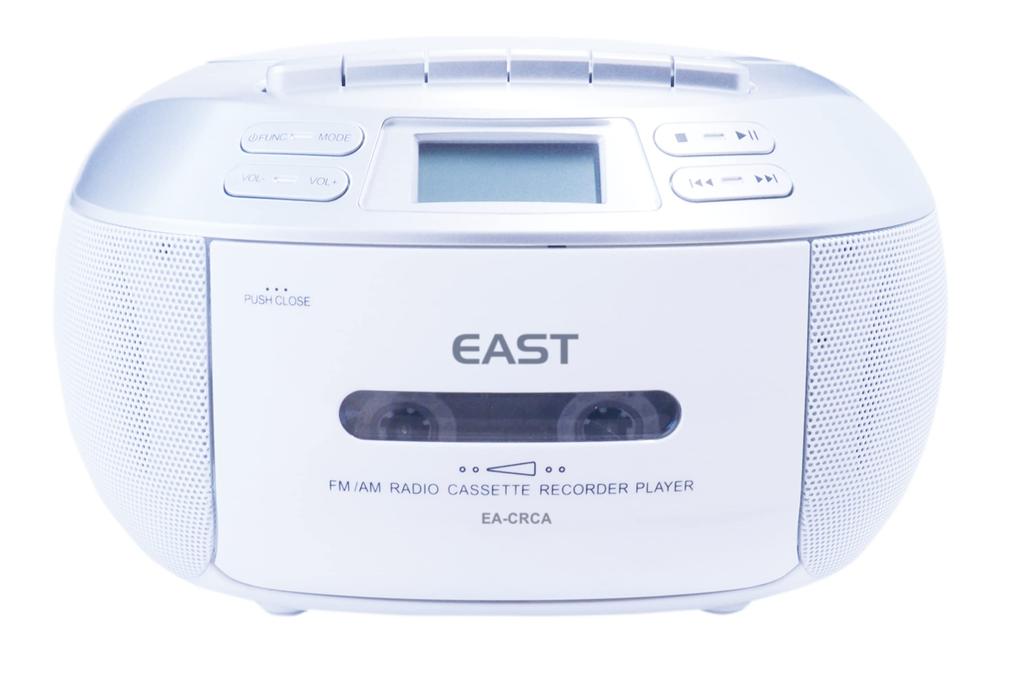 EA-CRCA AM/FM Radio CD Radio Cassette Player EAST Azuma