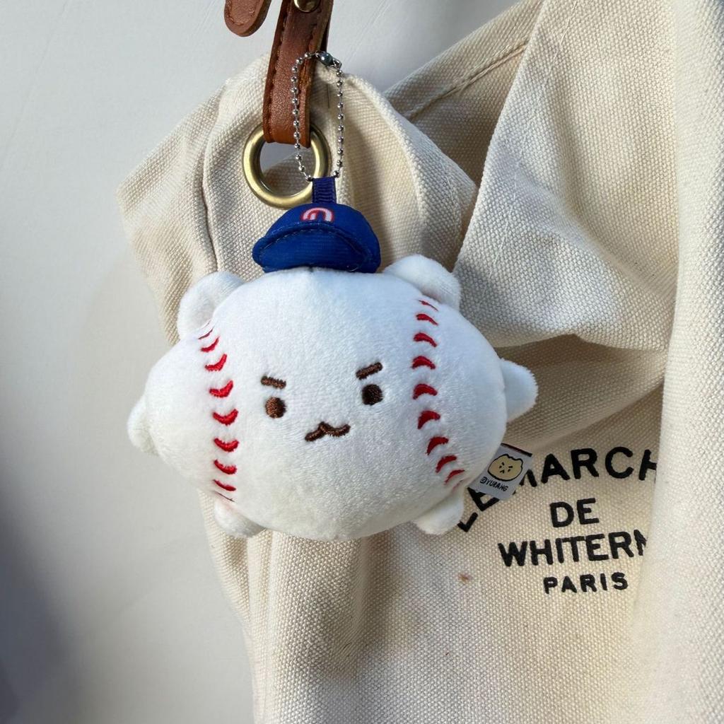 Soft Fluffy Original Sports Ball Design Plush Doll Keychain Exquisite Craft Bag Pendant Trendy Casual Ornament Wonderful