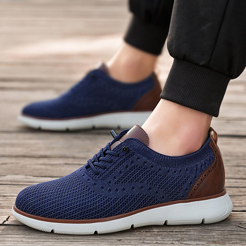 New lightweight breathable mesh men's shoes Fashion trend Walking men's outdoor wear-resistant casual shoes