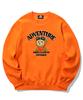 TRIPSHION Pilot Bear Graphic Crewneck - Orange