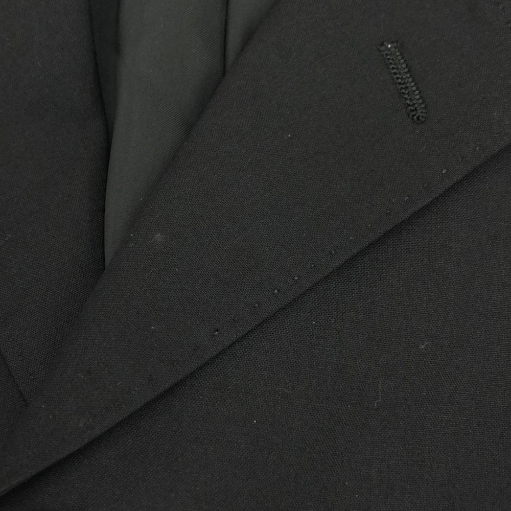 ISSEY MIYAKE Herren Blazer aus Wollmischung, maßgeschneidert, 2 schwarz, gebraucht, hergestellt in Japan
