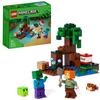 LEGO Minecraft 21240 Aventures Dans Le Marais, Jouet De Construction, Avec Figurine Zombie