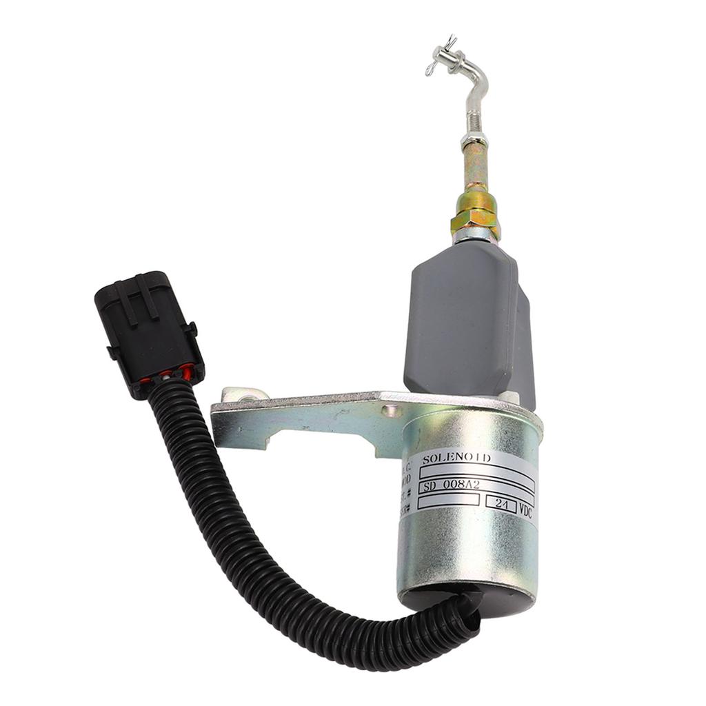Engine Shut Down Solenoid Valve 3974947 DC24V Plug and Play Replacement for Deutz