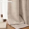 1PC NAPEARL Vintage Rural Blackout Curtains, Handmade Tassel Lace Floor Curtains for Bedroom Living Room Home Decor