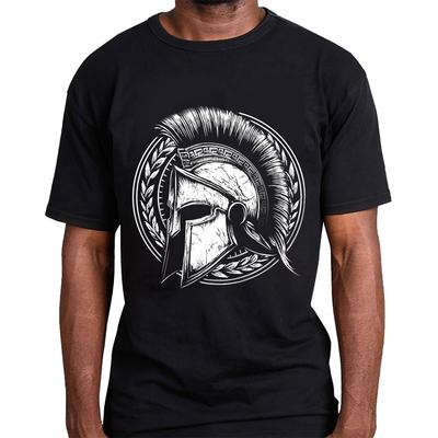 0202 Spartan Warrior Helmet Ancient Greece Gift T Shirt This Is Sparta Norse Mythology Graphic Tee Large Size Tops S6xl