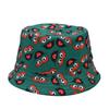 European and American Ins New Cartoon Pattern Bucket Hat Women's Street Trend Double-sided Basin Hat Men's Summer Outdoor Sun Hat
