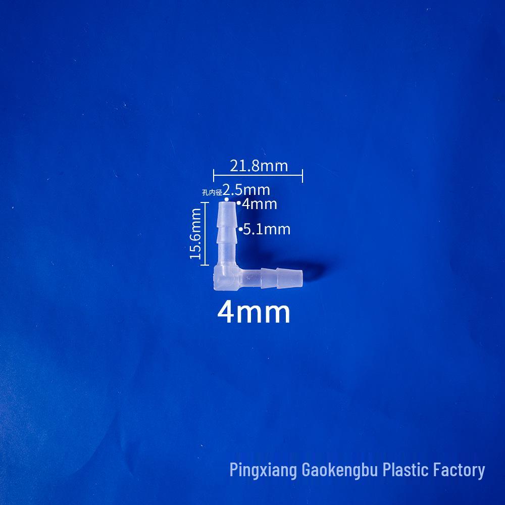 L-Shaped Elbow Plastic Connector Fittings, 90° Right Angle Pipe Accessories