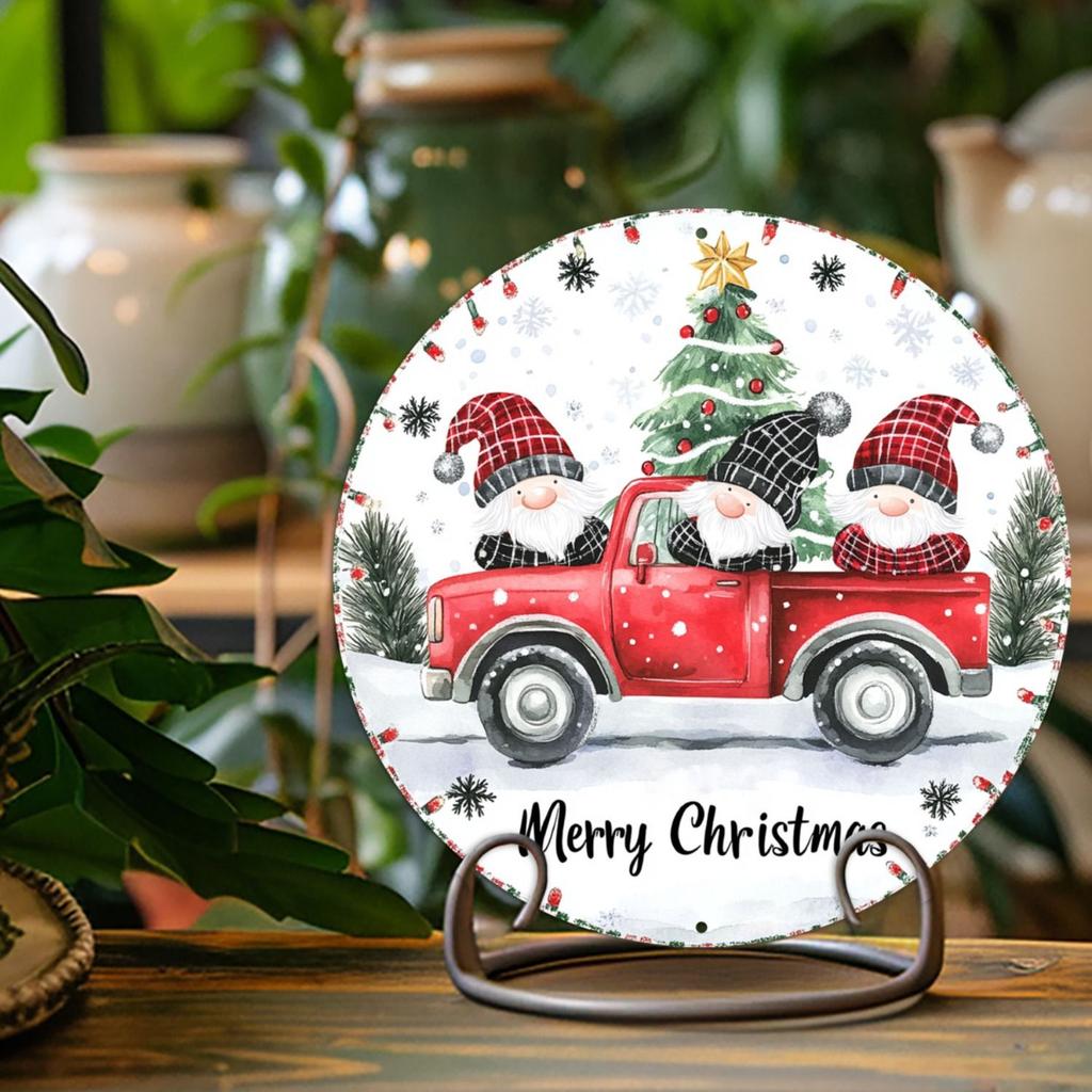 2D Flat Metal Wall Sign Decor