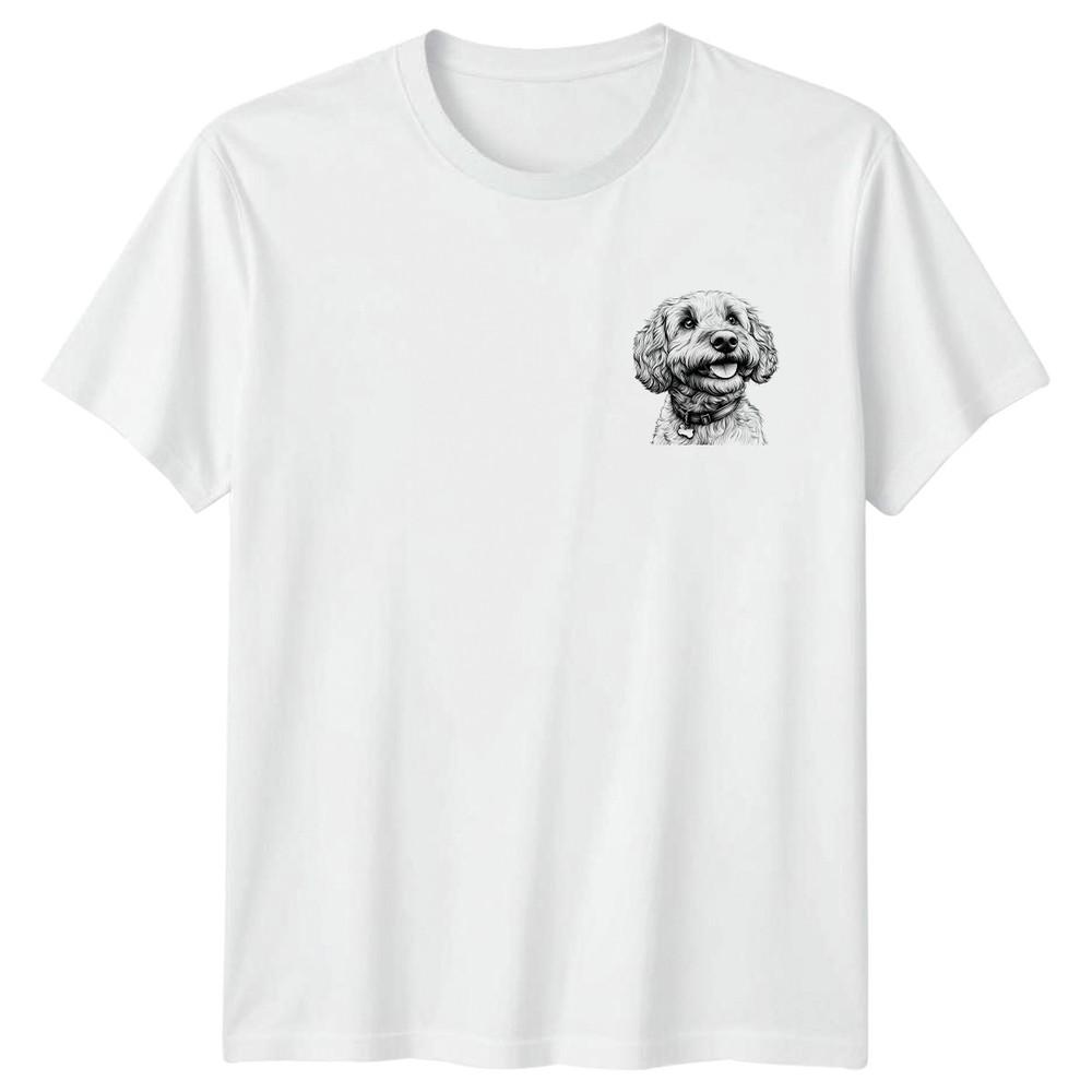 Dog Portrait Dogs Animals Unisexs TShirt Unisexs Tee Graphic Unisex Top S