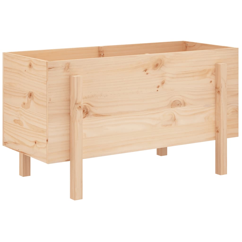 Raised Garden Bed 101x50x57 cm Solid Pine Wood