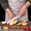 WILDMOK Professional 5 Piece Chef Knife Set with Wood Handle High Quality Stainless Steel Kitchen Knife Set Sharp Knife Set