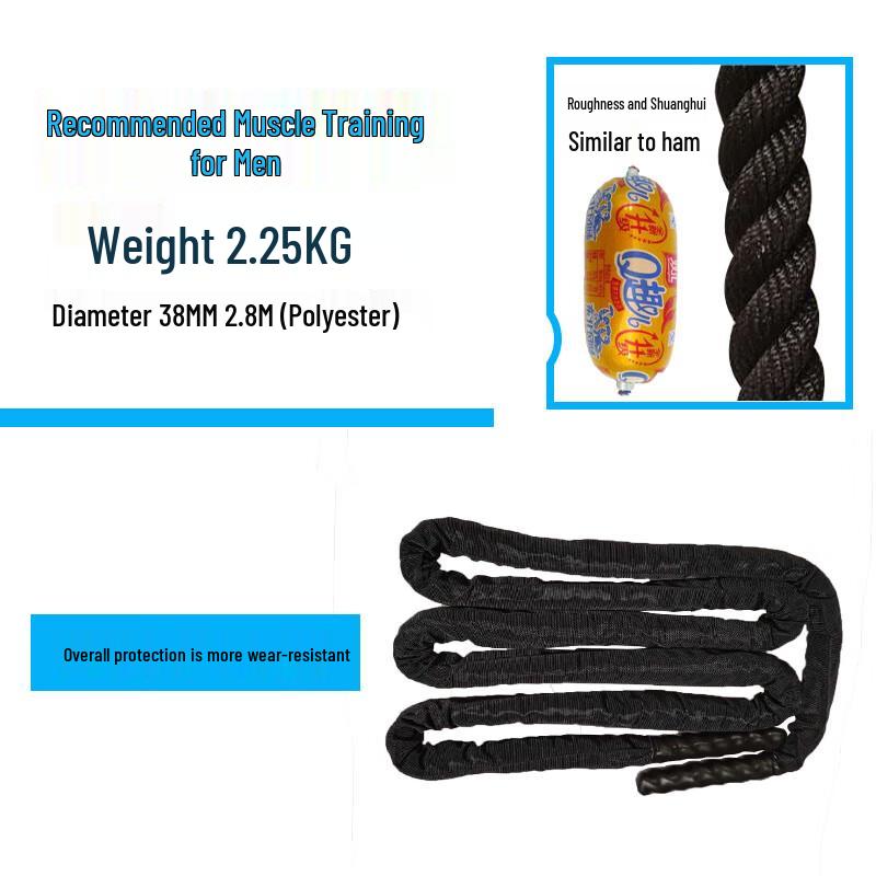 ZhuiQue Weighted Strength Training Jump Rope