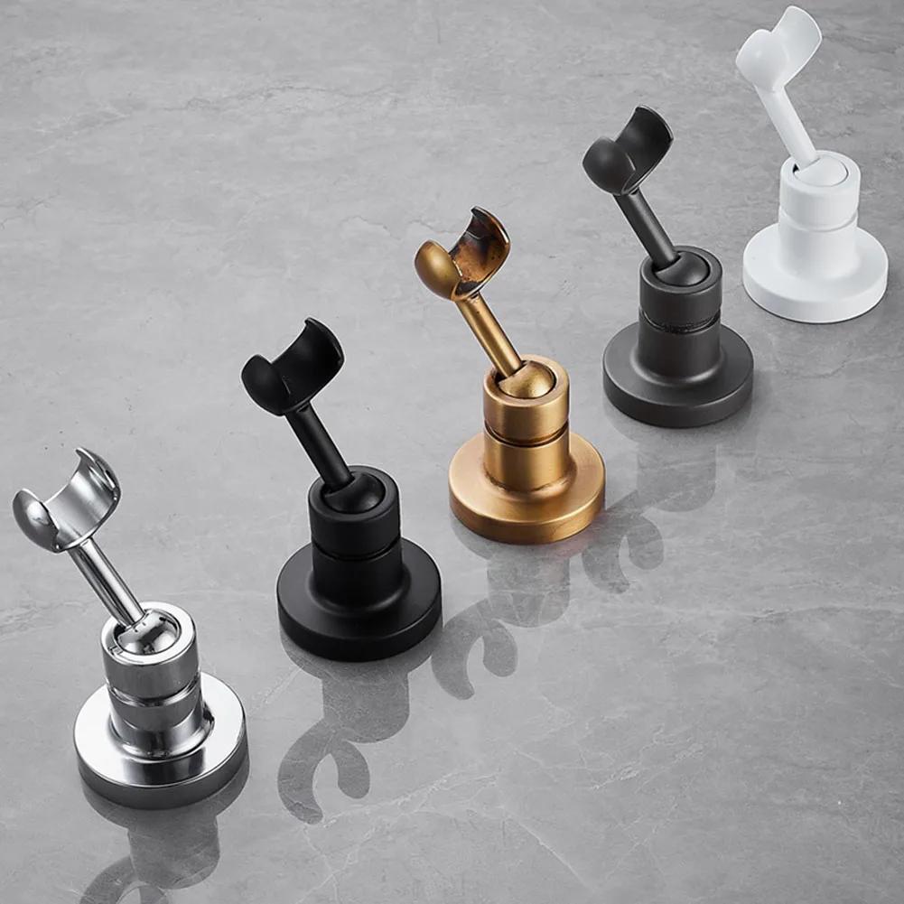 1pcs Shower Head Bracket With Screw Adjustable 360degree Shower Head Holder Bathroom Hand Shower Holder Supplies