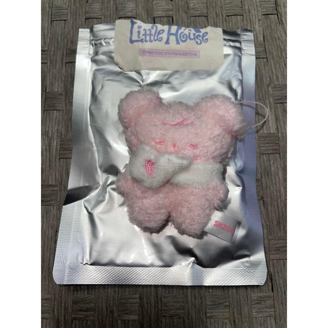 Stray Kids SKZOO Seungmin Papi-m Strawberry Micro Plush Toy