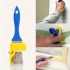 1pc Multi-Purpose Edge Painting Brush - No Battery, Manual Plastic Tool with Wooden Handle for Walls, Ceilings & Narrow Surfaces