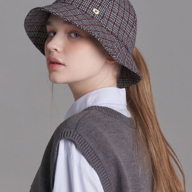 WHITE SANDS Check Wool Bonnet Hat Ranelli (4 Colors)