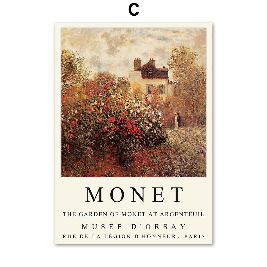 Van Gogh Abstract Landscape Prints and Posters Great Work The Starry Night Canvas Painting Decorations for Living Room Wall Art