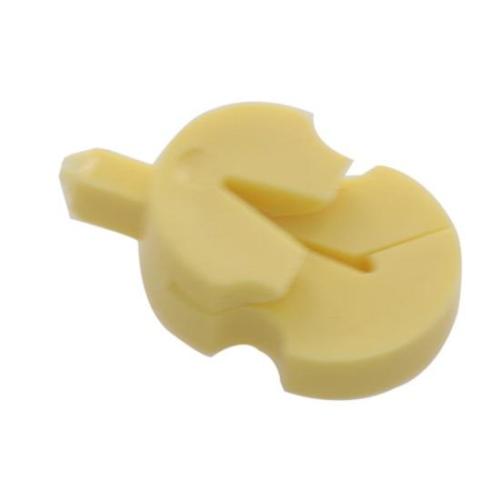 Violin Mute Rubber Wear Resistant Compact Size High Stability Super Soft Practice Portable
