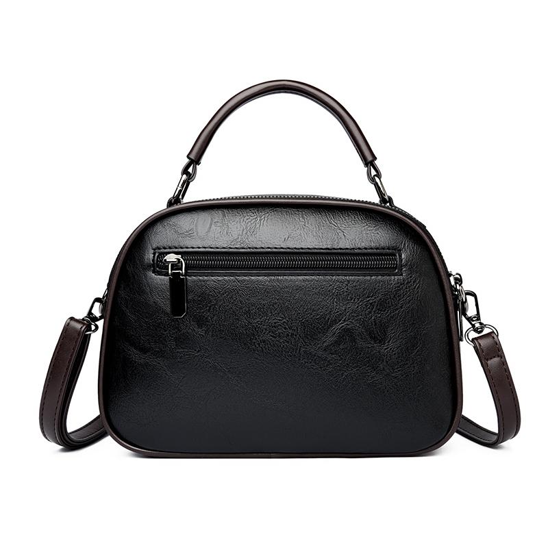 Elegant Bird Embroidered Pattern Crossbody Bag – Pu Handbag with Top Handle for Women