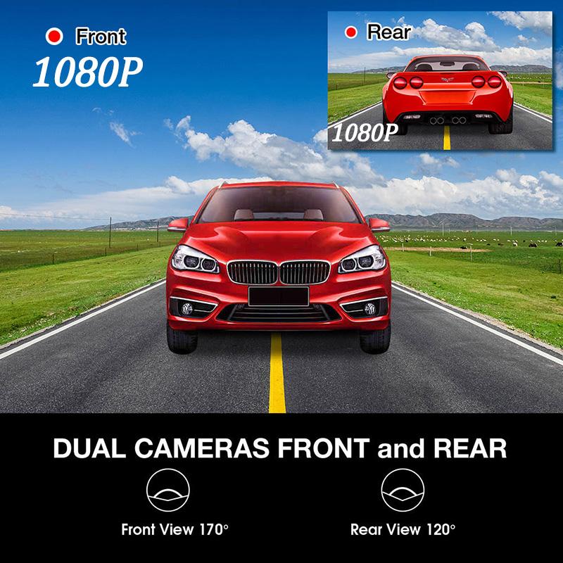 4-inch Touch Screen Car DVR 1080P Dash Cam for Cars Video Recorder Rear View Camera for Vehicle Night vision Car Assecories