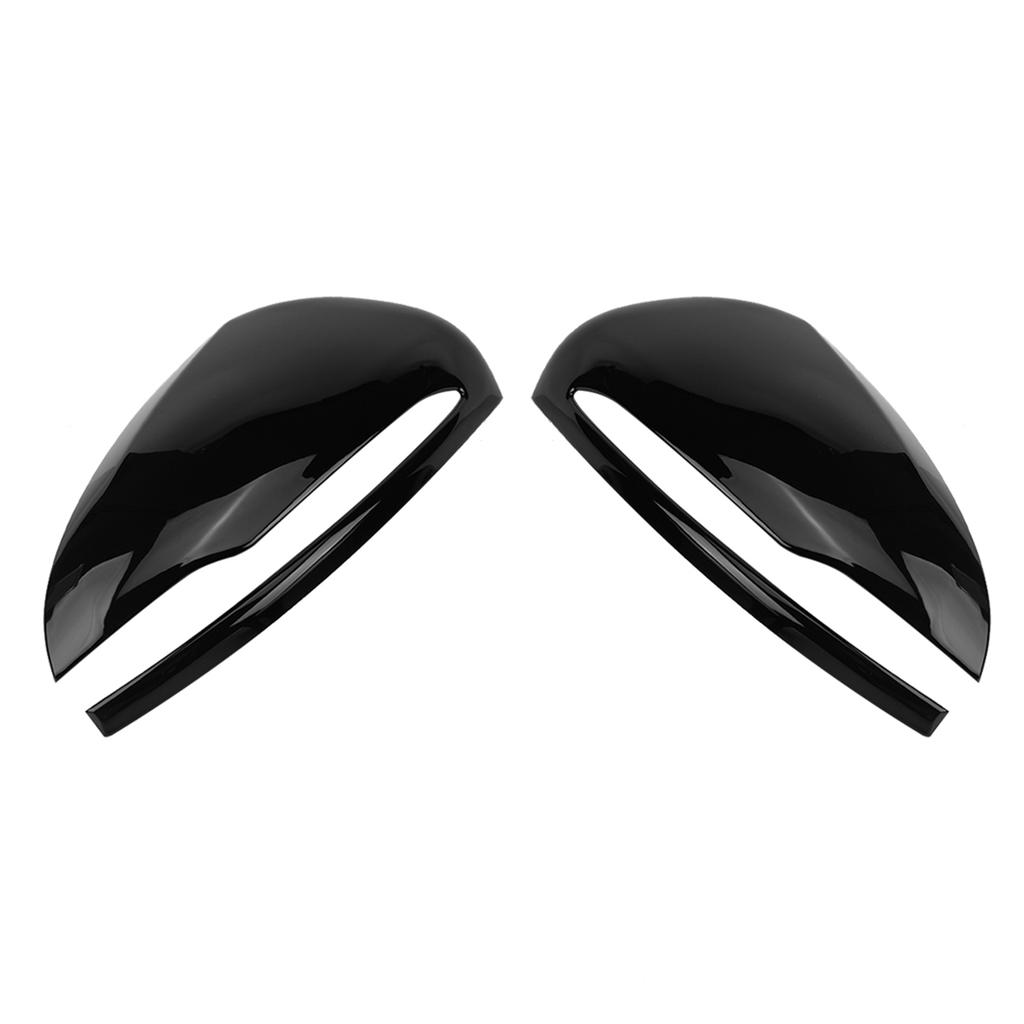 Car Rearview Mirror Cap Cover Trim for C Class W205 E Class W213 X253 Piano Black