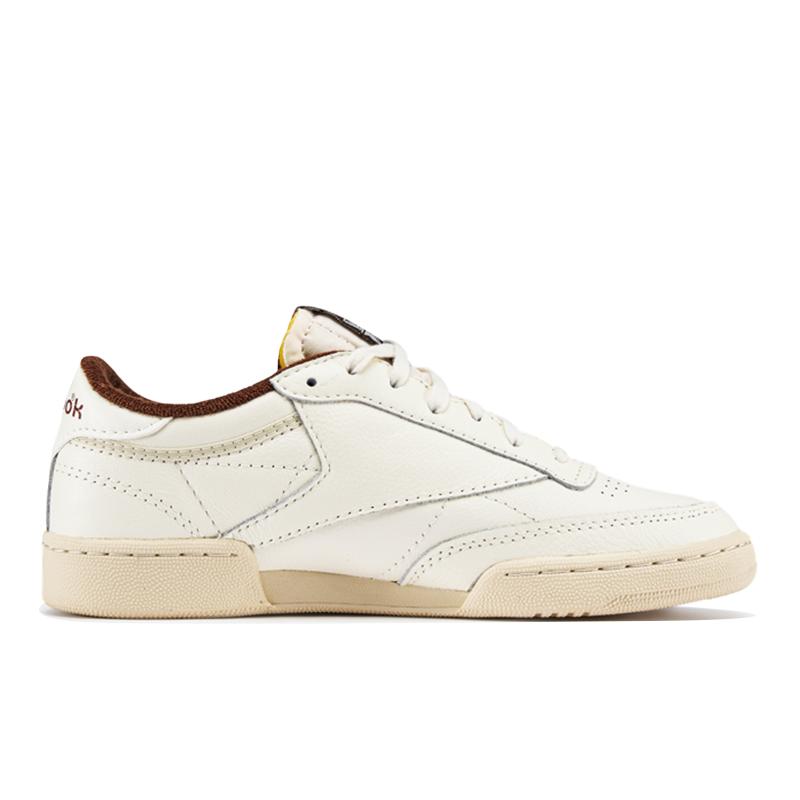 Reebok Club C 85 Vintage Chalk Brush Brown Unisex Sneakers White Alabaster GZ5156