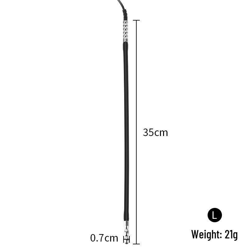 Vibrating Silicone Urethral Plug - Eye-Shaped, Wearable for Men
