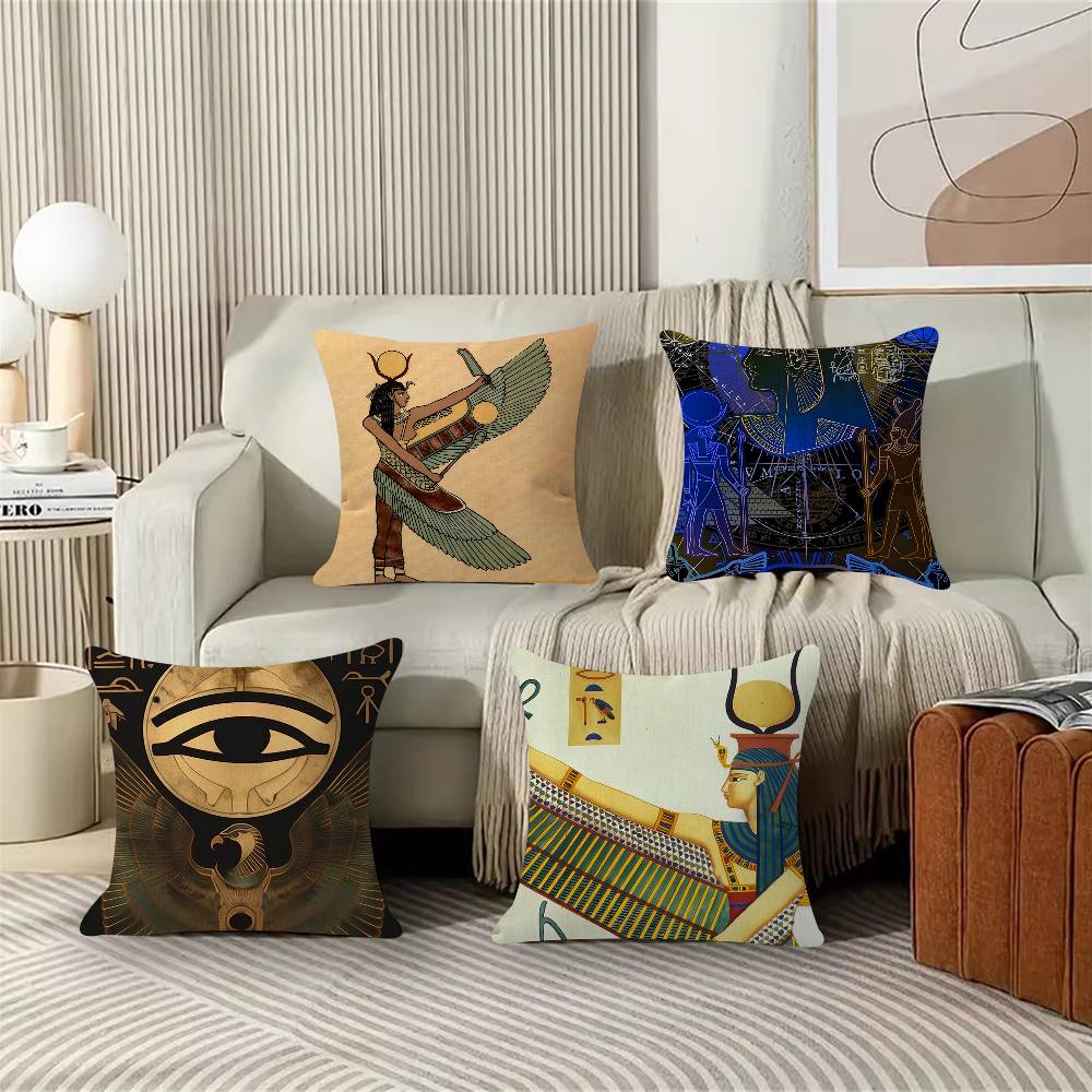 Altes Ägypten Kunst Kissen Anime Kissen Sofa Bett Kopfkissenbezug Kissenbezug Mode