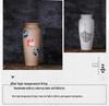 Modern Minimalist Chinese Pottery Vase for Floor Standing Dried Flower Arrangements