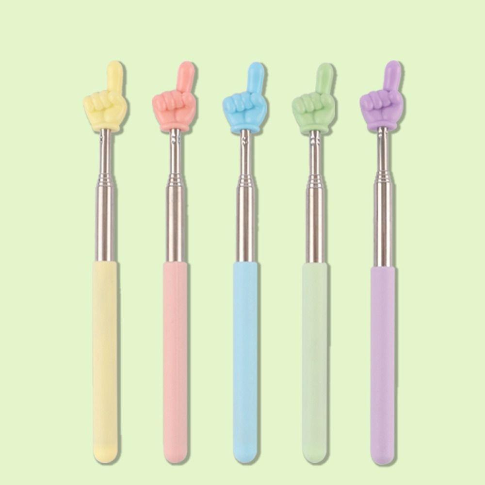 Finger Shape Reading Guide Pointer Retractable Handheld Blackboard Presenter Stick  Meeting