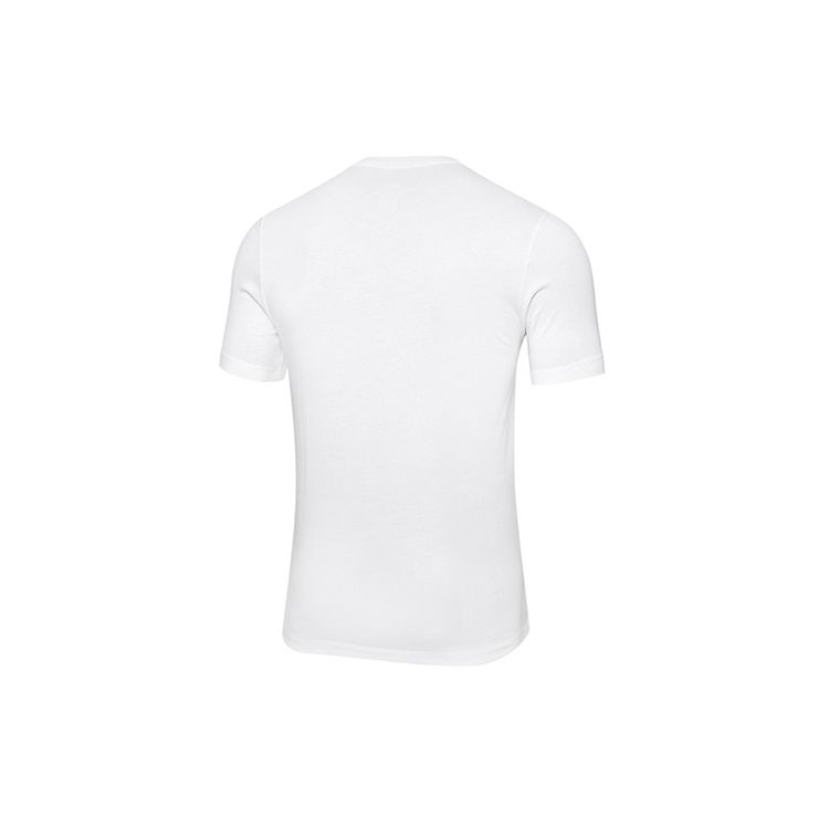 Nike Casual Sport Letter Print Crew Neck Short Sleeve T-Shirt Men Tops White AR5004-100