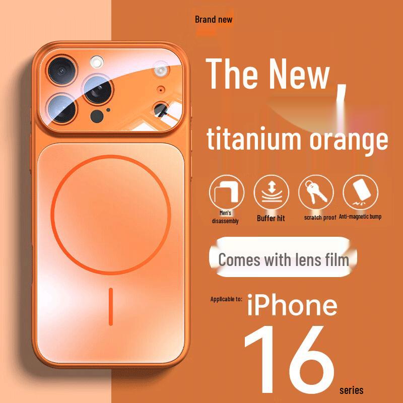 iPhone 16 Pro Max Magnetic Matte Shockproof Case