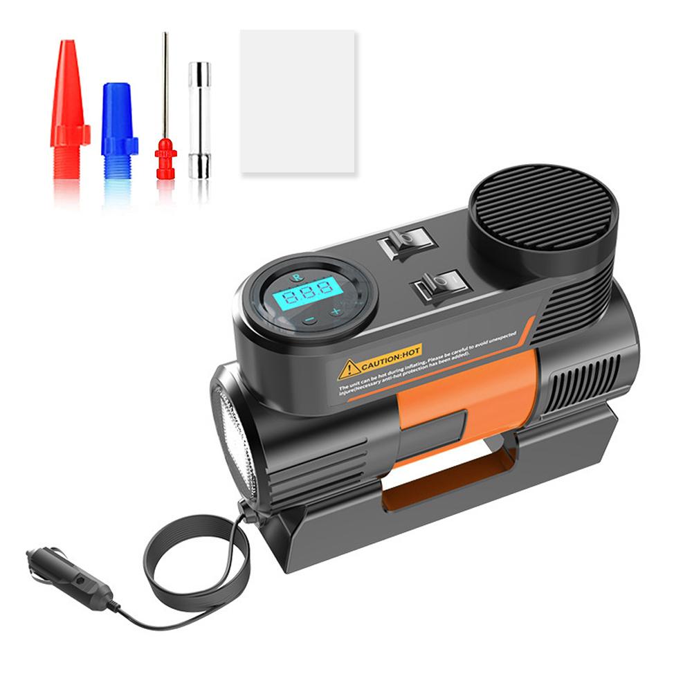 Portable Car Air Compressor 120W 150PSI Electric Digital Display Tire Inflator Pump for Motorcycle Bicycle Boat AUTO Tyre Balls