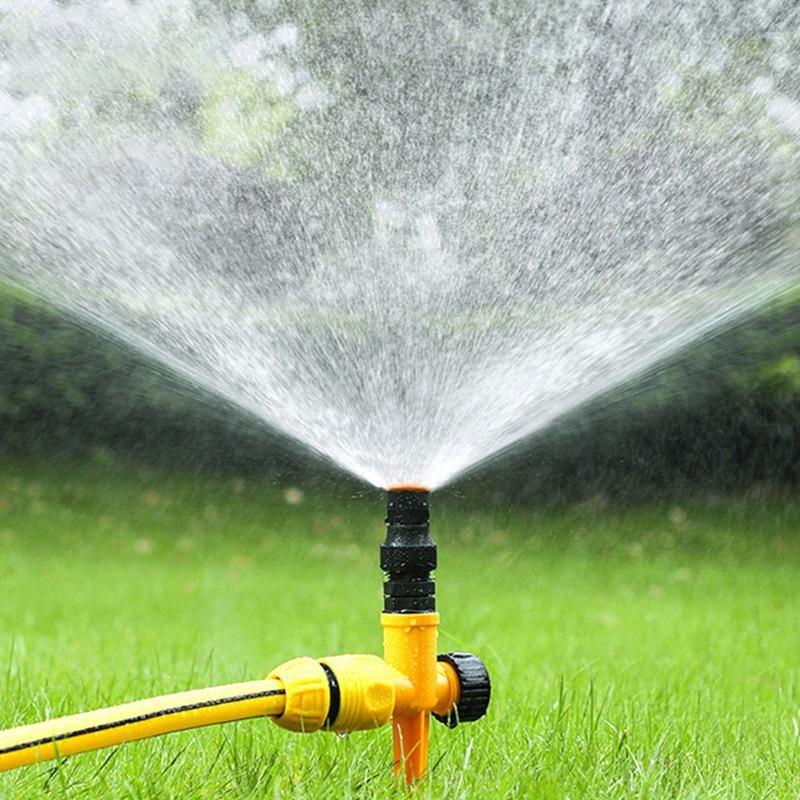 1Pcs 360degree Rotation Auto Irrigation System Garden Lawn Adjustable Sprinkler