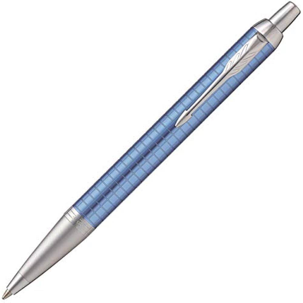 PARKER Parker Ballpoint Pen, Permanent IM, Premium Line, Blue CT 1975664, Regular Imported