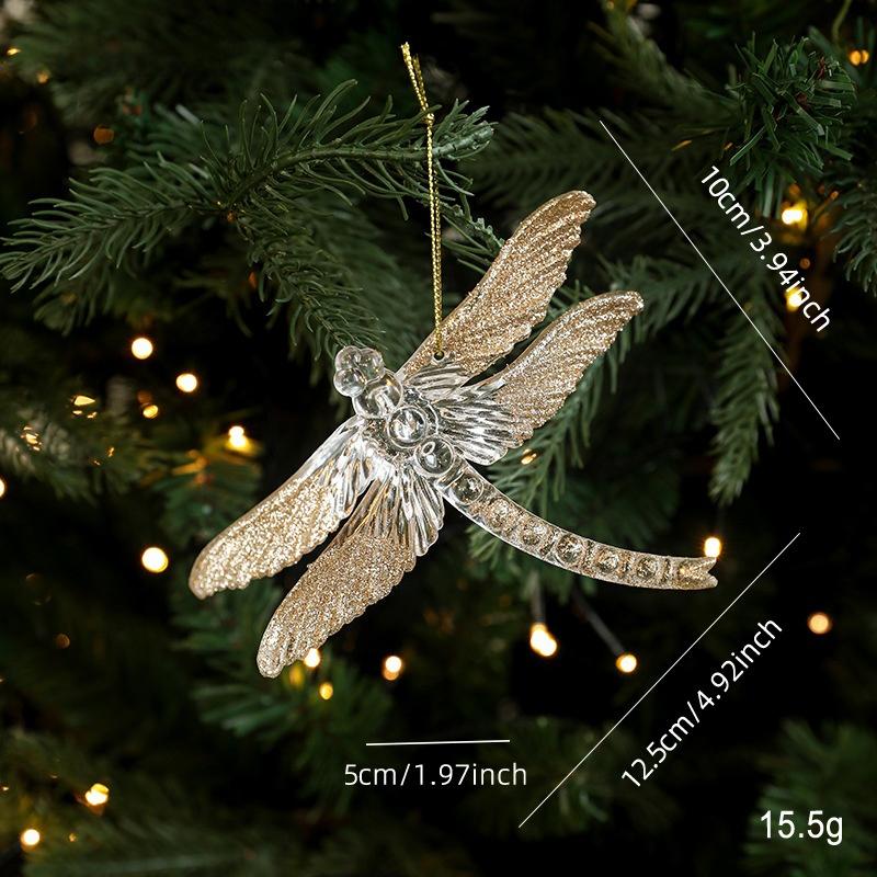 Weihnachtsbaumschmuck Glitzerkugel Rentier Schneeflocken Anhänger Weihnachtsbaumdekorationen Neujahrsparty Deko Navidad