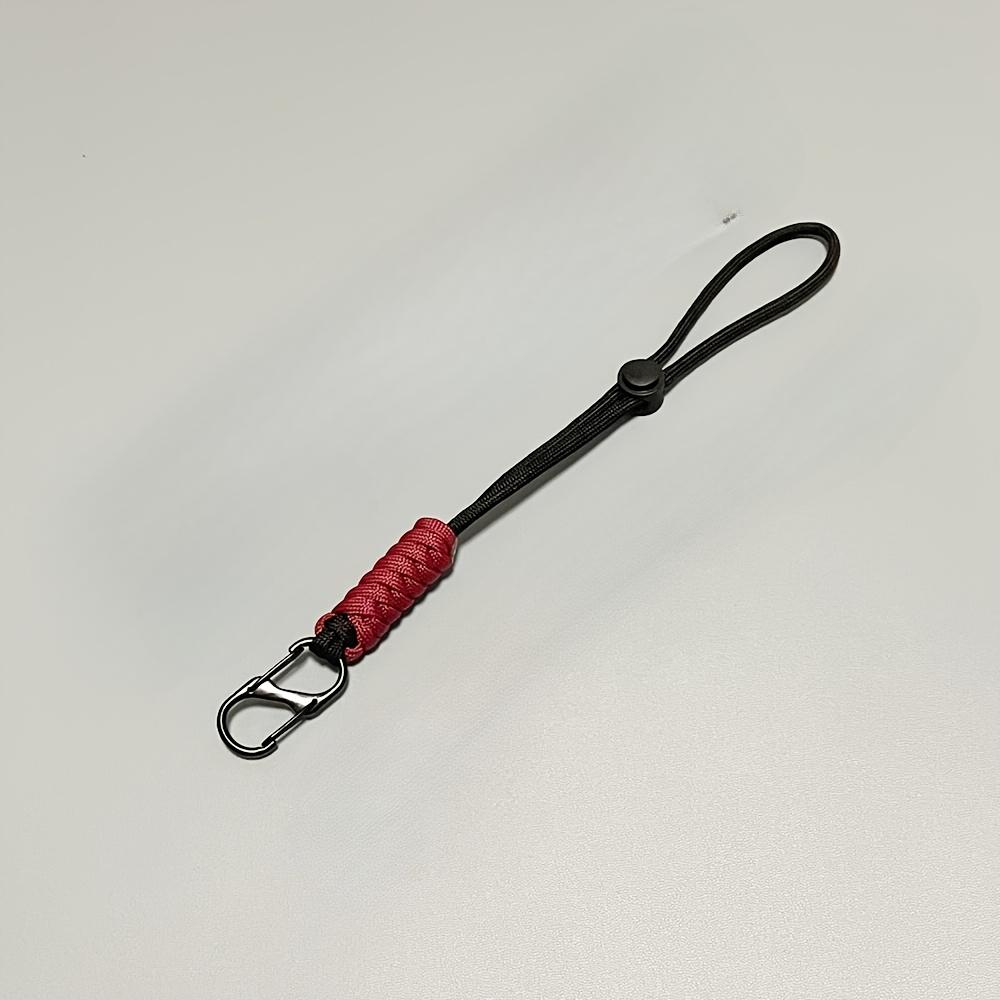 Braided Keychain with Wrist Hook - Durable Outdoor Multi-Color Key Holder for Hiking, Camping & Everyday Use, Camping Accessories