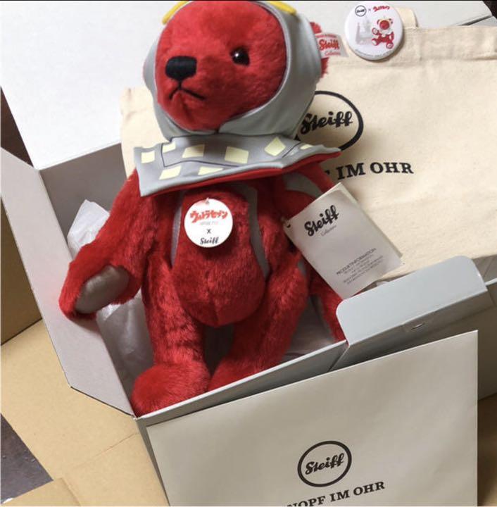 

[USED] Steiff Teddy Bear Ultraman Seven Authentic