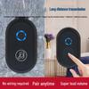 Long-Range Home Wireless Doorbell with Dual Receivers and Remote Control for Seniors