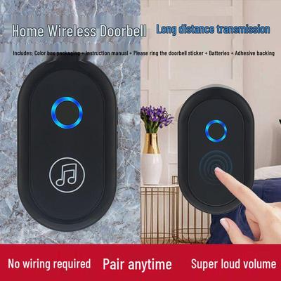 Long-Range Home Wireless Doorbell with Dual Receivers and Remote Control for Seniors
