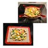 B46E Silicone Baking Mat with Button Nonstick Oven Liners Reusable Heat Resistant Mat Leakproof Cookie Sheet Baking Supplies