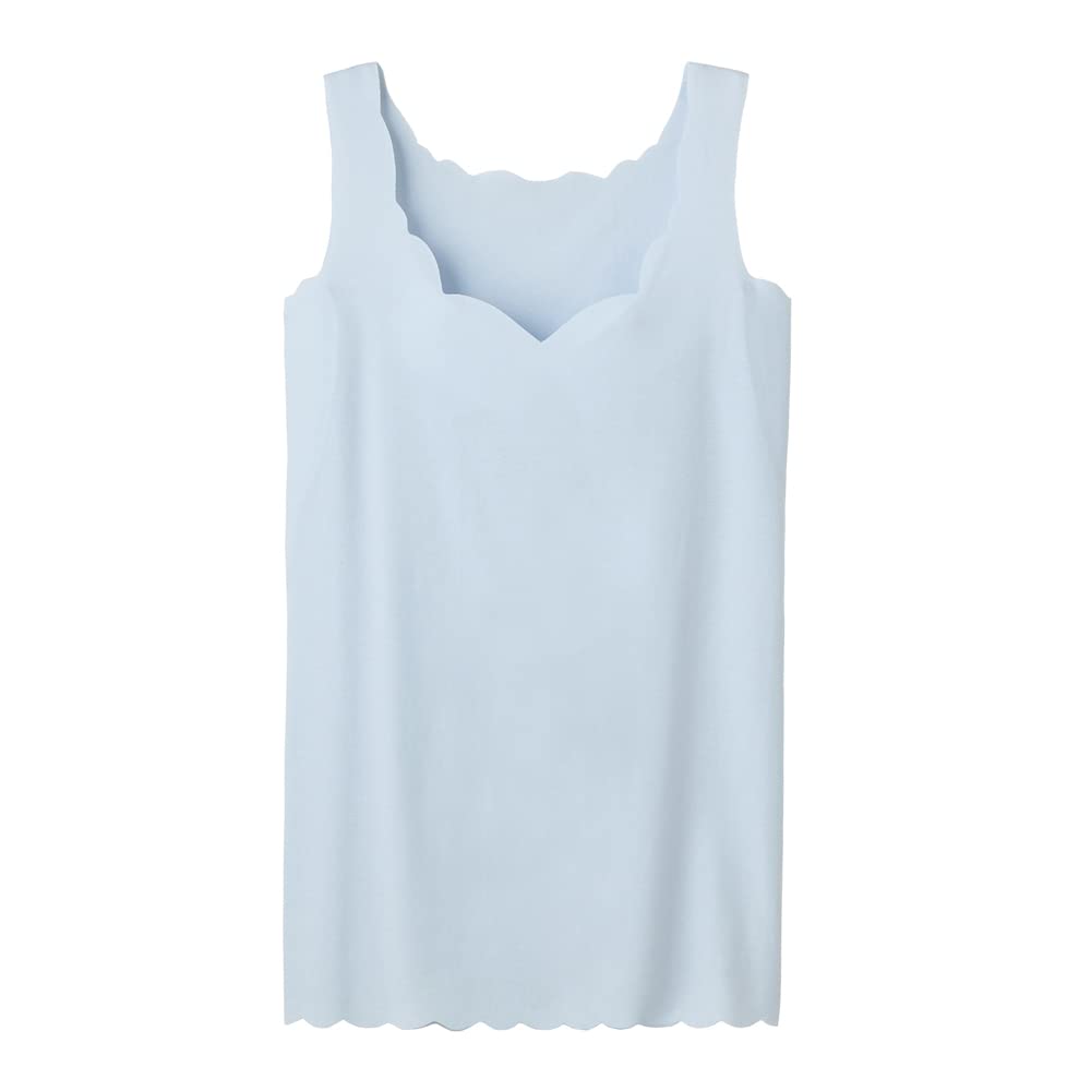 

Tank Top Inner Kirei Completely Seamless Sweat Cool Cotton Ice M [Gunze] Labo, Cool, Absorbent, Blend, hide, EOL, Women s, Blue,