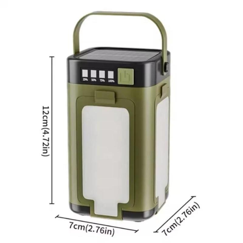 Outdoor portable mobile power light Type-C charging LED hanging multi gear tent light suitable for camping, hiking, and fishing