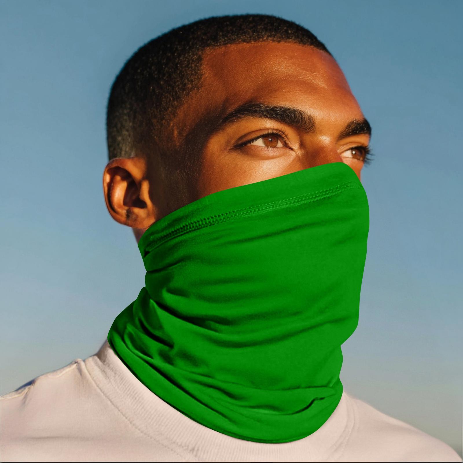 

Уличная маска от солнца для велоспорта, рыбалки, анти-ультрафиолетовая бандана, солнцезащитная повязка на шею One Size армия зеленый