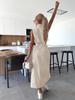 European & American Style Sleeveless Tie-Waist Denim Dress
