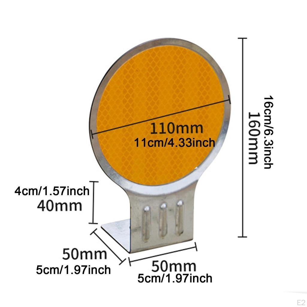 Driveway Marker Reflective Sign Reflector High Visibility for Parking Lot
