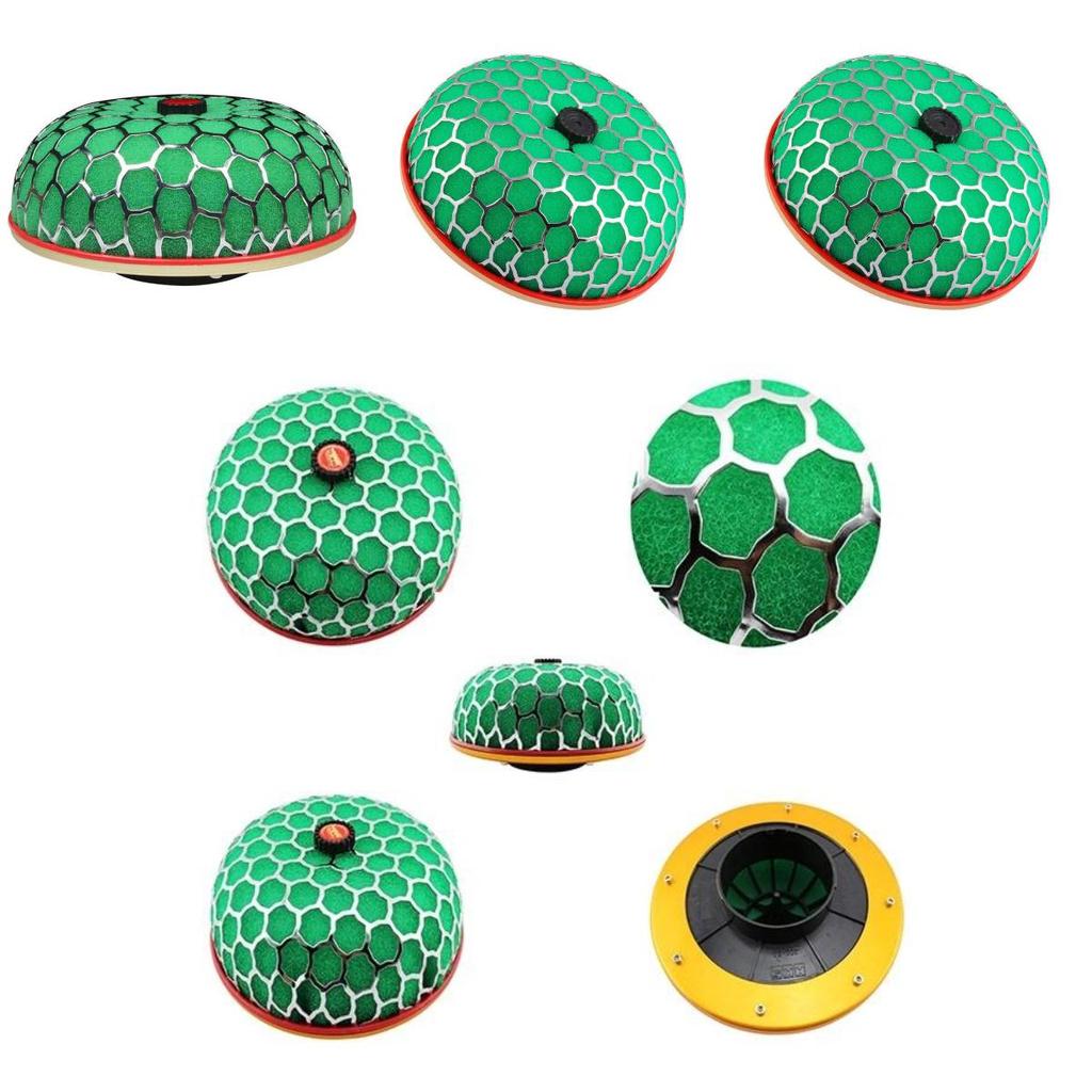 Car Air Intake Filter With Aluminum Shell And Colorful Sponge For Performance Enhancement