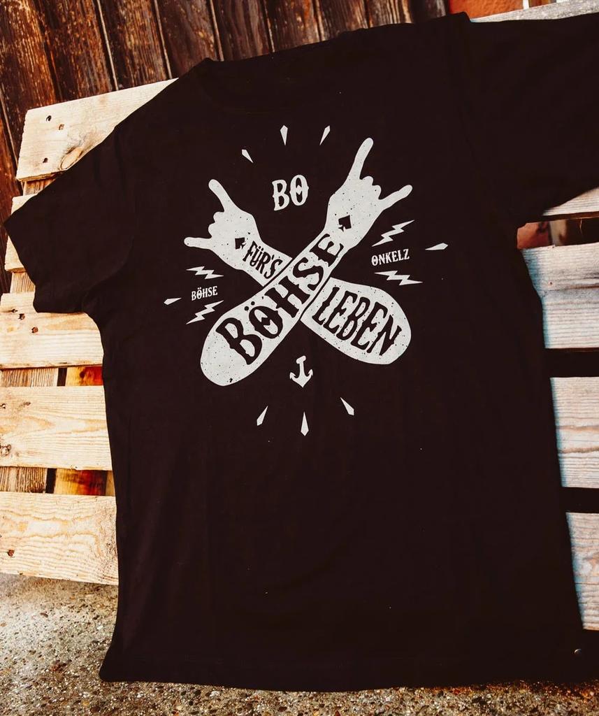 Böhse Onkelz 40 Year T-shirt Gehasst Verdammt Vergöttert II Peripheral Oversized Y2k Casual Cotton Men's Women's T-shirts Tees