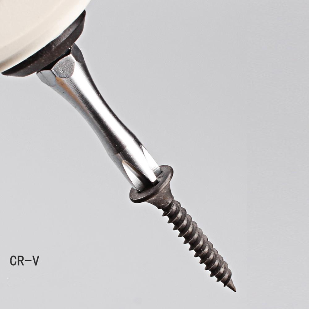 Mini Ratchet Screwdriver Set Short Handle Cross Groove Drill Telescopic Dual Purpose Small Chrome Vanadium Steel Repair Tools